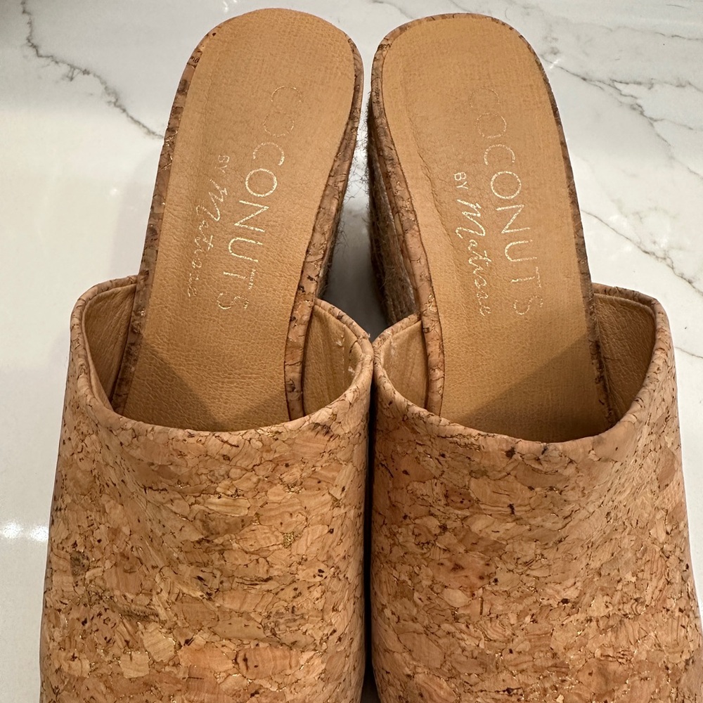 Coconuts by Matisse Audrey Cork Wedge Sandals 8 - Picture 3 of 6